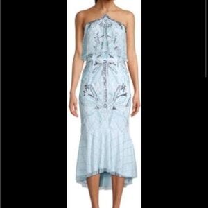 Aidan Mattox off the shoulder mermaid beaded dress size 12 NWT